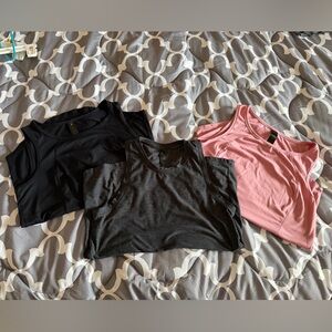 Black and Pink Tank Tops Set